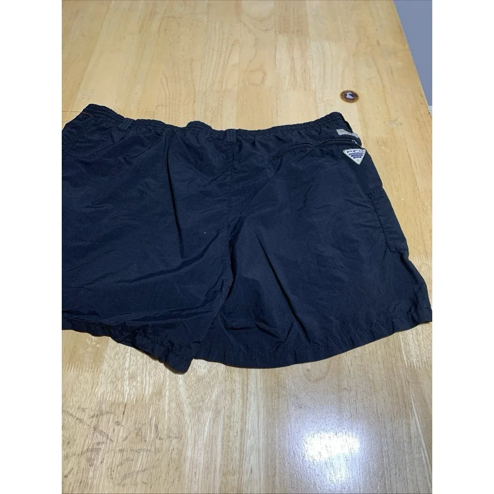 Columbia Shorts Mens 2XL Black‎ PFG Omni Shade Outdoor